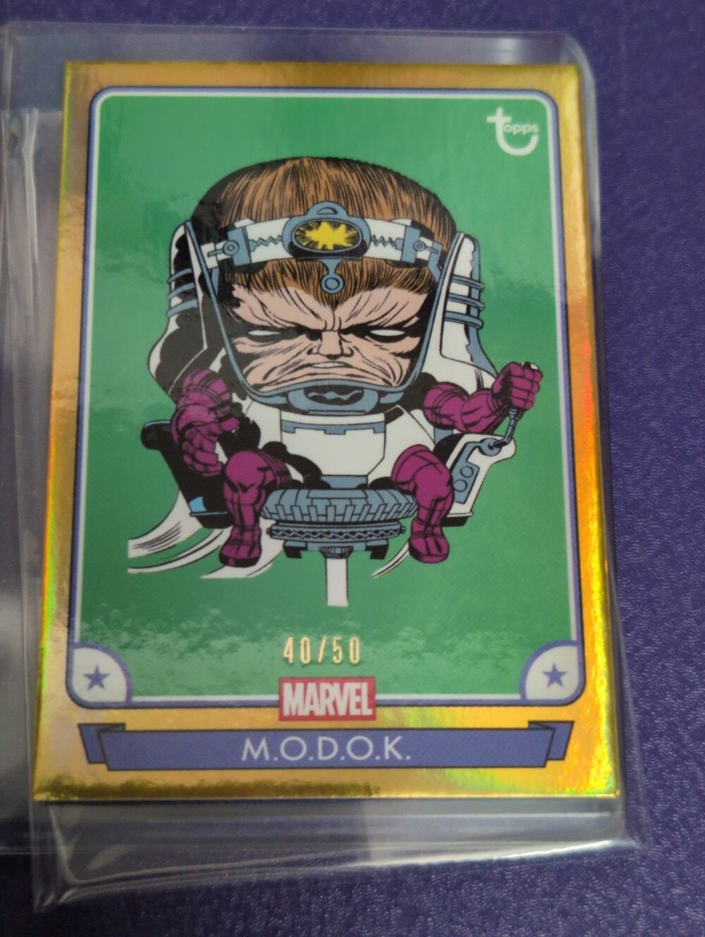 2026 Topps Brooklyn Collection M.O.D.O.K. Gold # /50